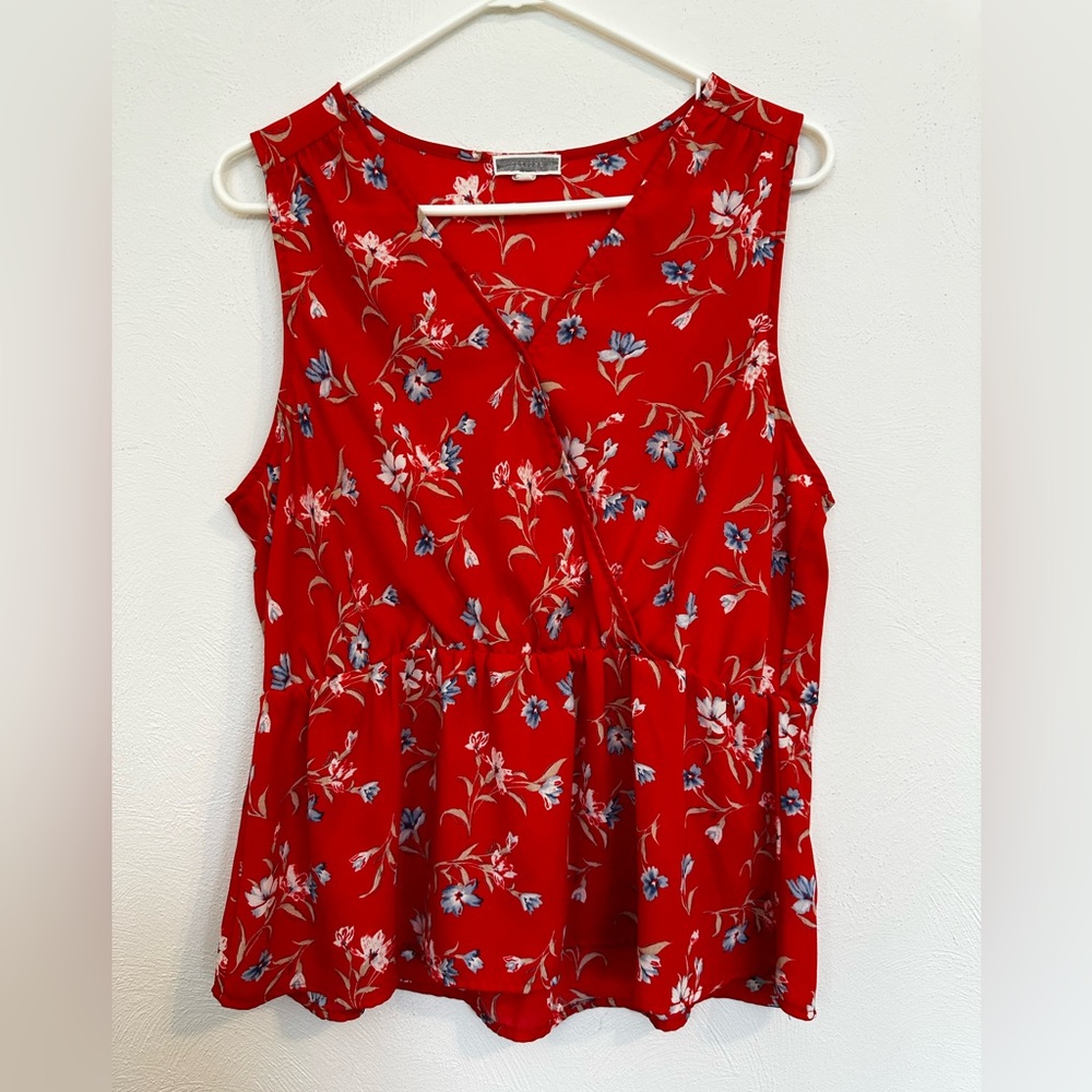 Light chiffon sleeveless top size L
